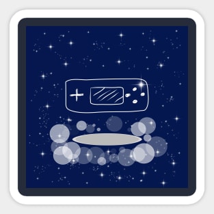 game console, gadget, technology, game, entertainment, illustration, technology, light, shine, beautiful, style, stylish, universe, cosmos, galaxy, Sticker